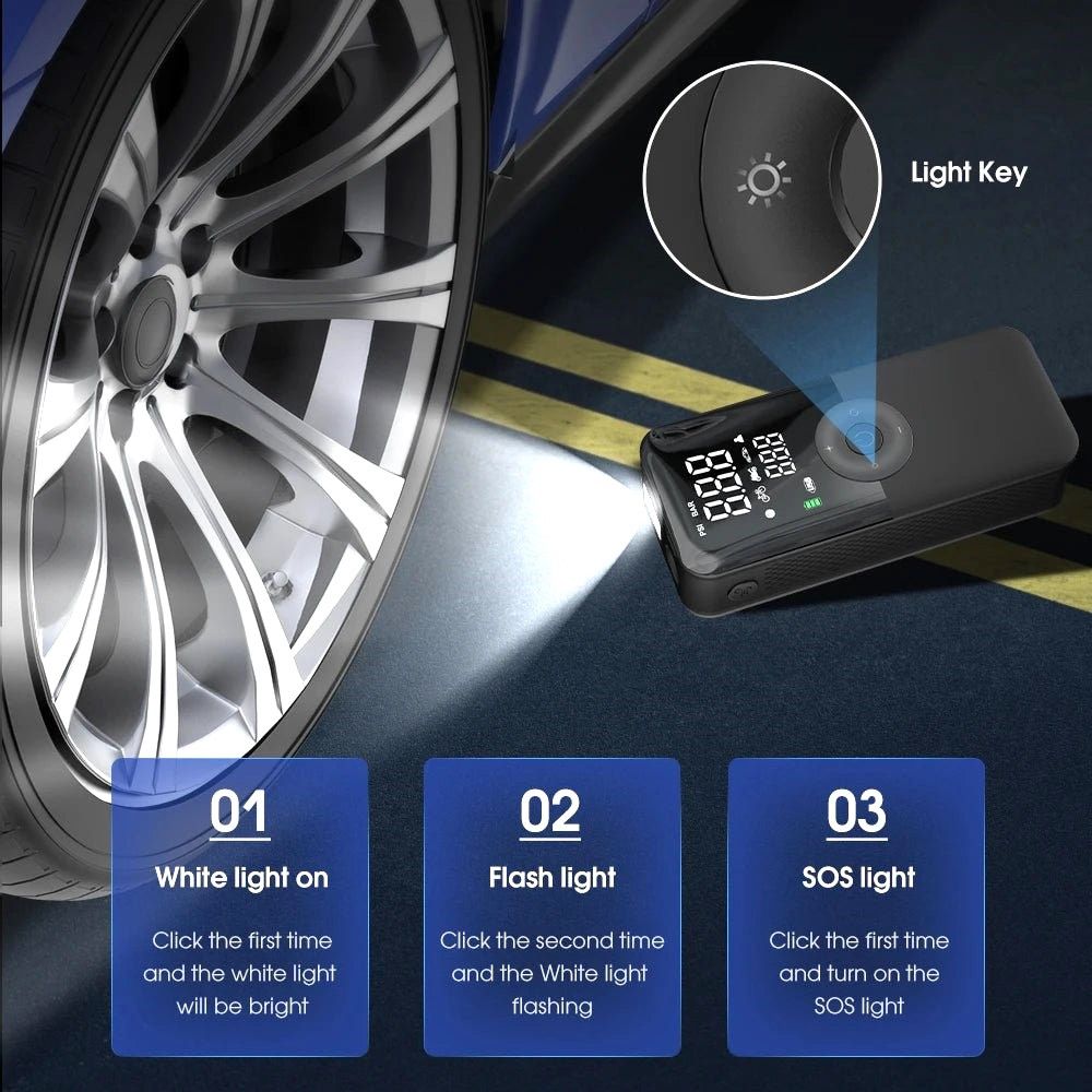 compresseur de pneus sans fil multifonctionnel - My - carstore13.com