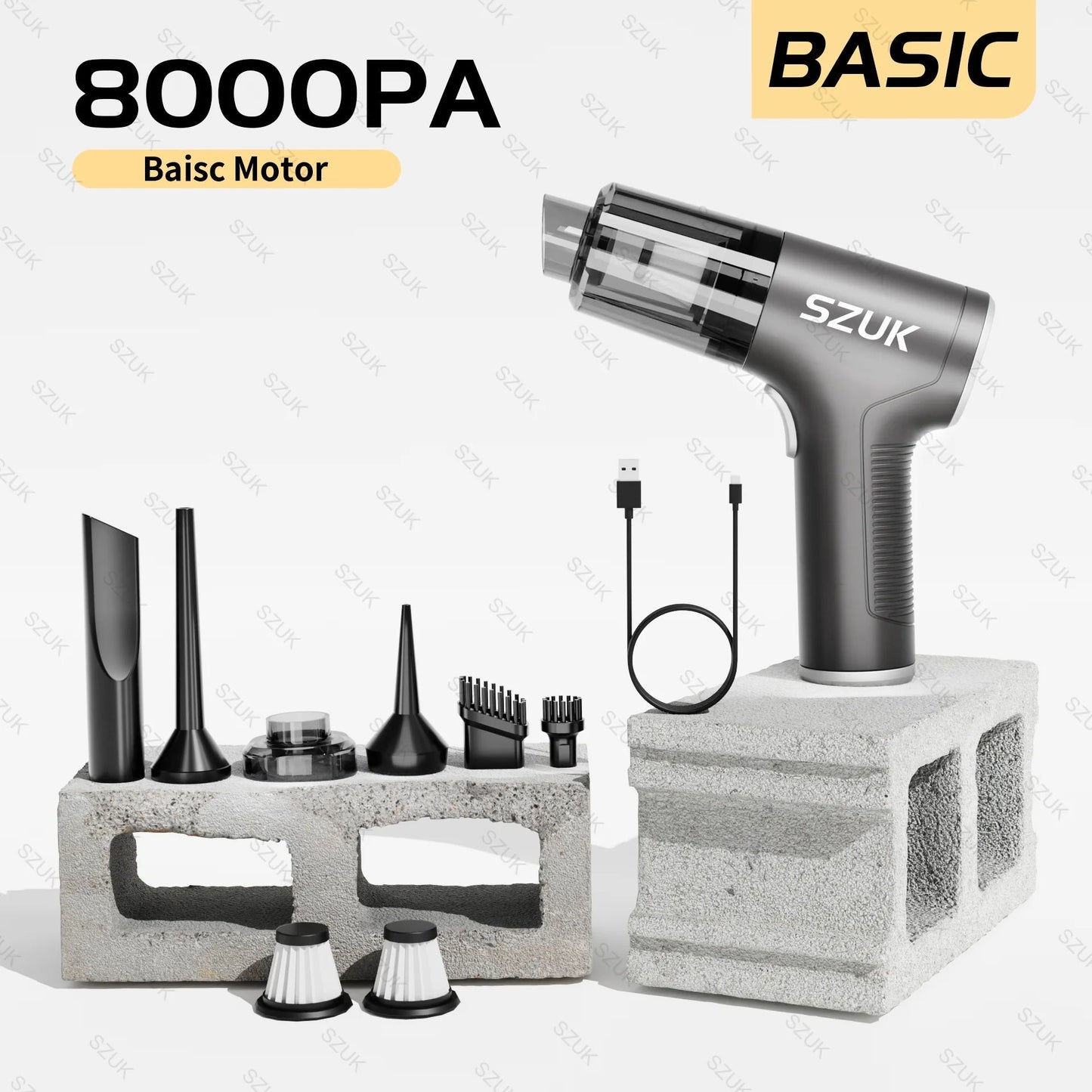 Mini aspirateur Voiture multifonctionnel puissant et pratique - My - carstore13.com