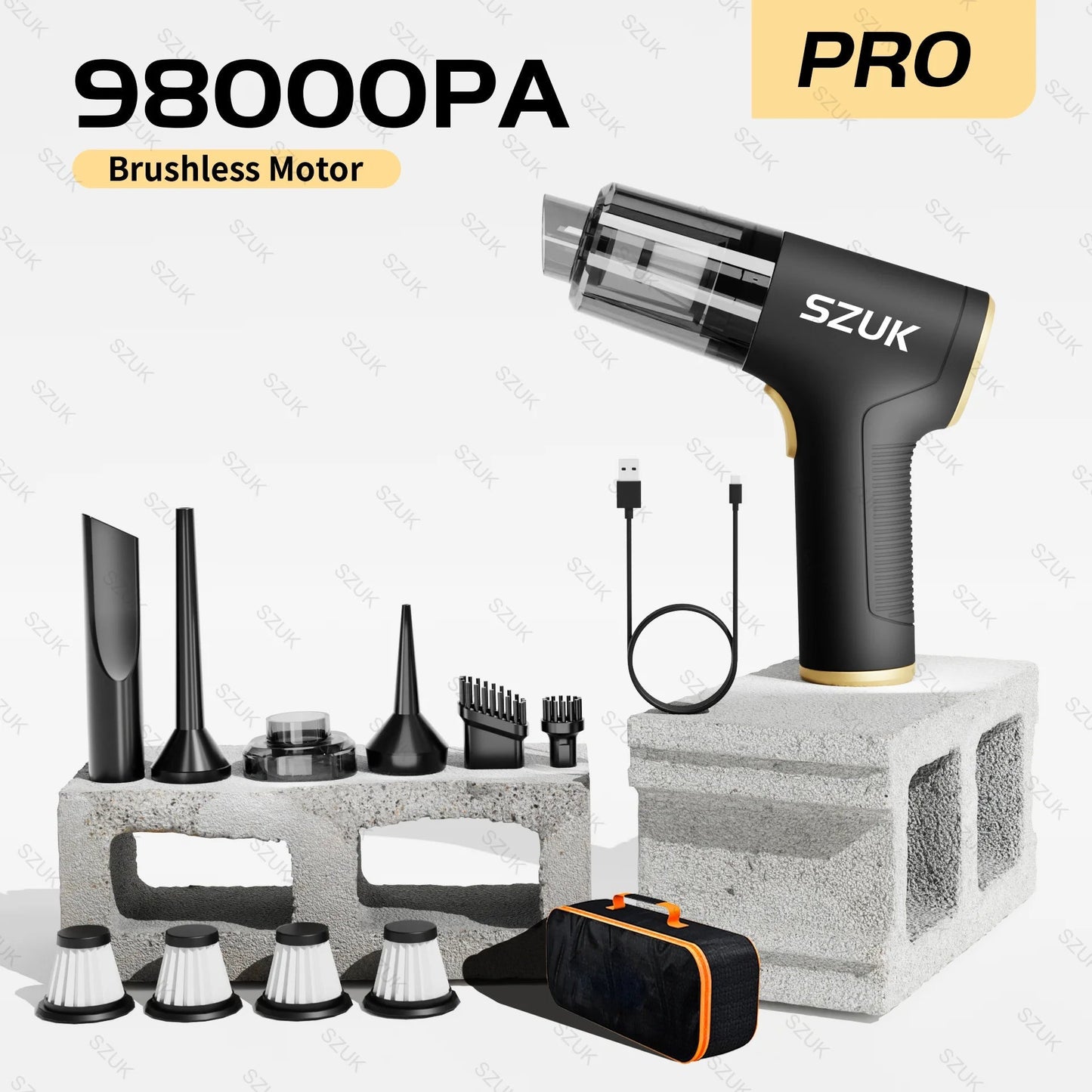Mini aspirateur Voiture multifonctionnel puissant et pratique - My - carstore13.com
