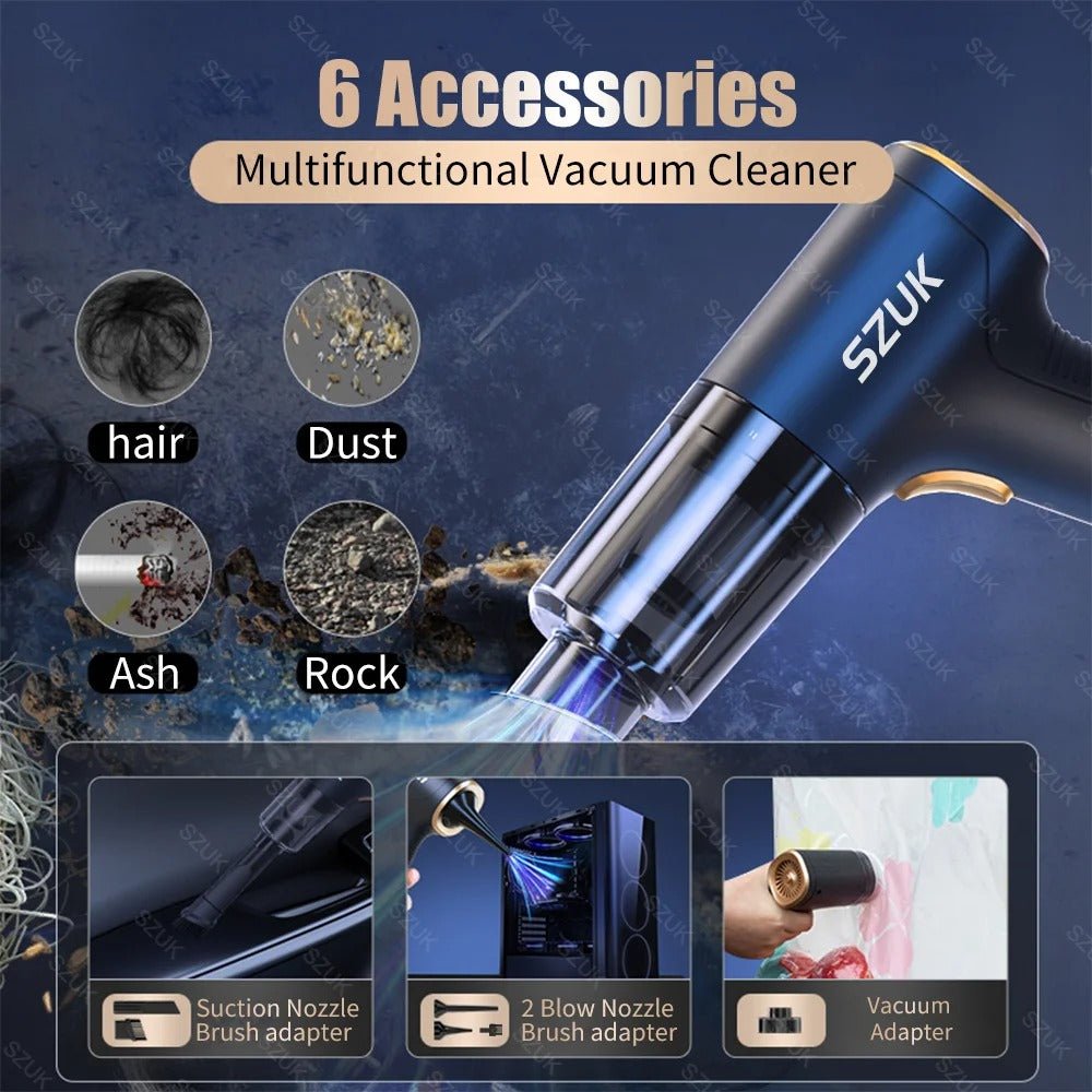 Mini aspirateur Voiture multifonctionnel puissant et pratique - My - carstore13.com