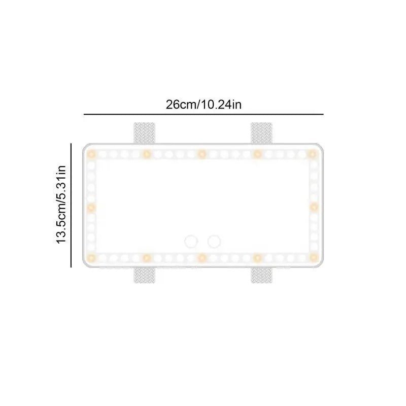 Miroir de Courtoisie à Éclairage LED Intense - My - carstore13.com