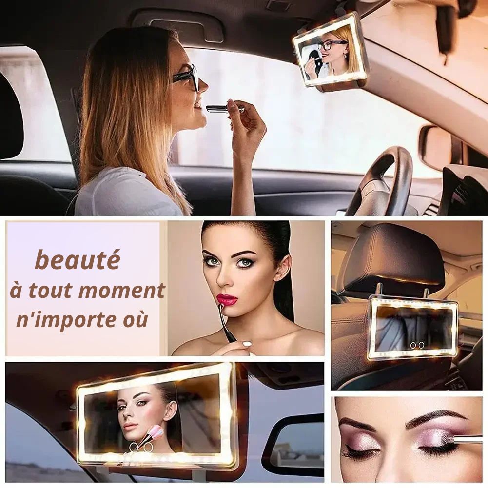 Miroir de Courtoisie à Éclairage LED Intense - My - carstore13.com