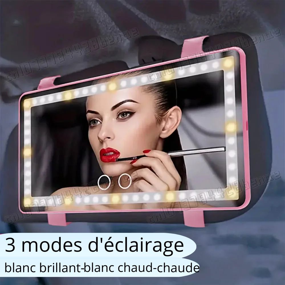 Miroir de Courtoisie à Éclairage LED Intense - My - carstore13.com