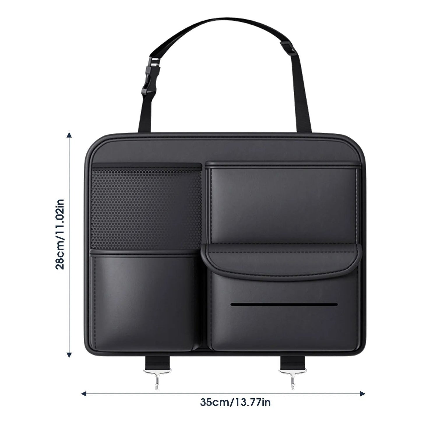 RapidRange ™ / Boîte de rangement de siège arrière de voiture réglable de grande capacité - My - carstore13.com