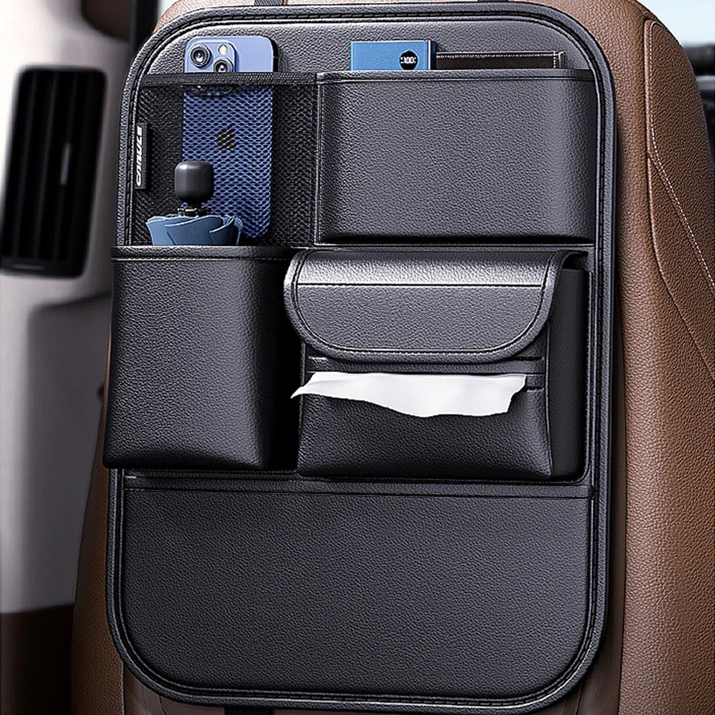 RapidRange ™ / Boîte de rangement de siège arrière de voiture réglable de grande capacité - My - carstore13.com