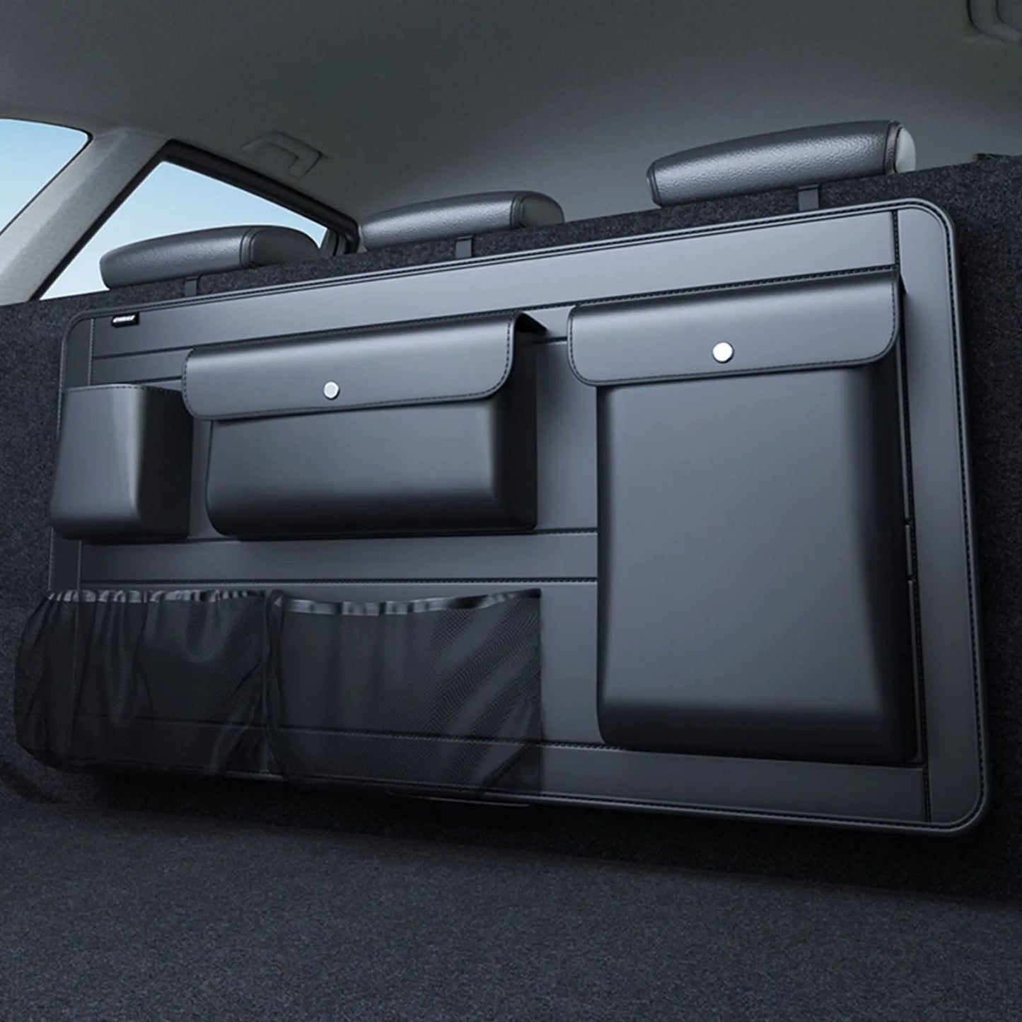 RapidRange ™ / Boîte de rangement de siège arrière de voiture réglable de grande capacité - My - carstore13.com