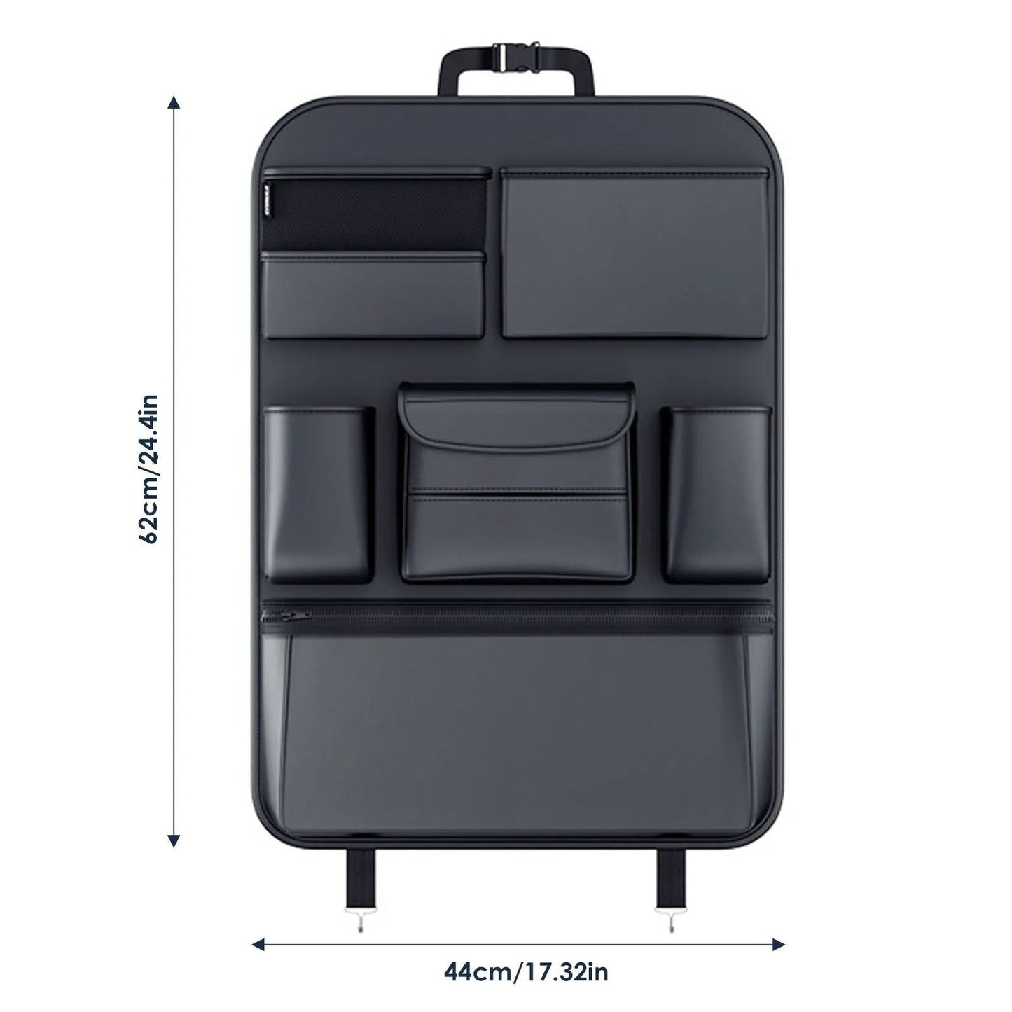 RapidRange ™ / Boîte de rangement de siège arrière de voiture réglable de grande capacité - My - carstore13.com